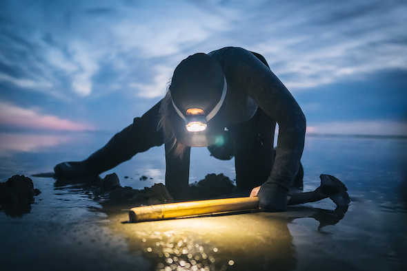 Razor Clamming