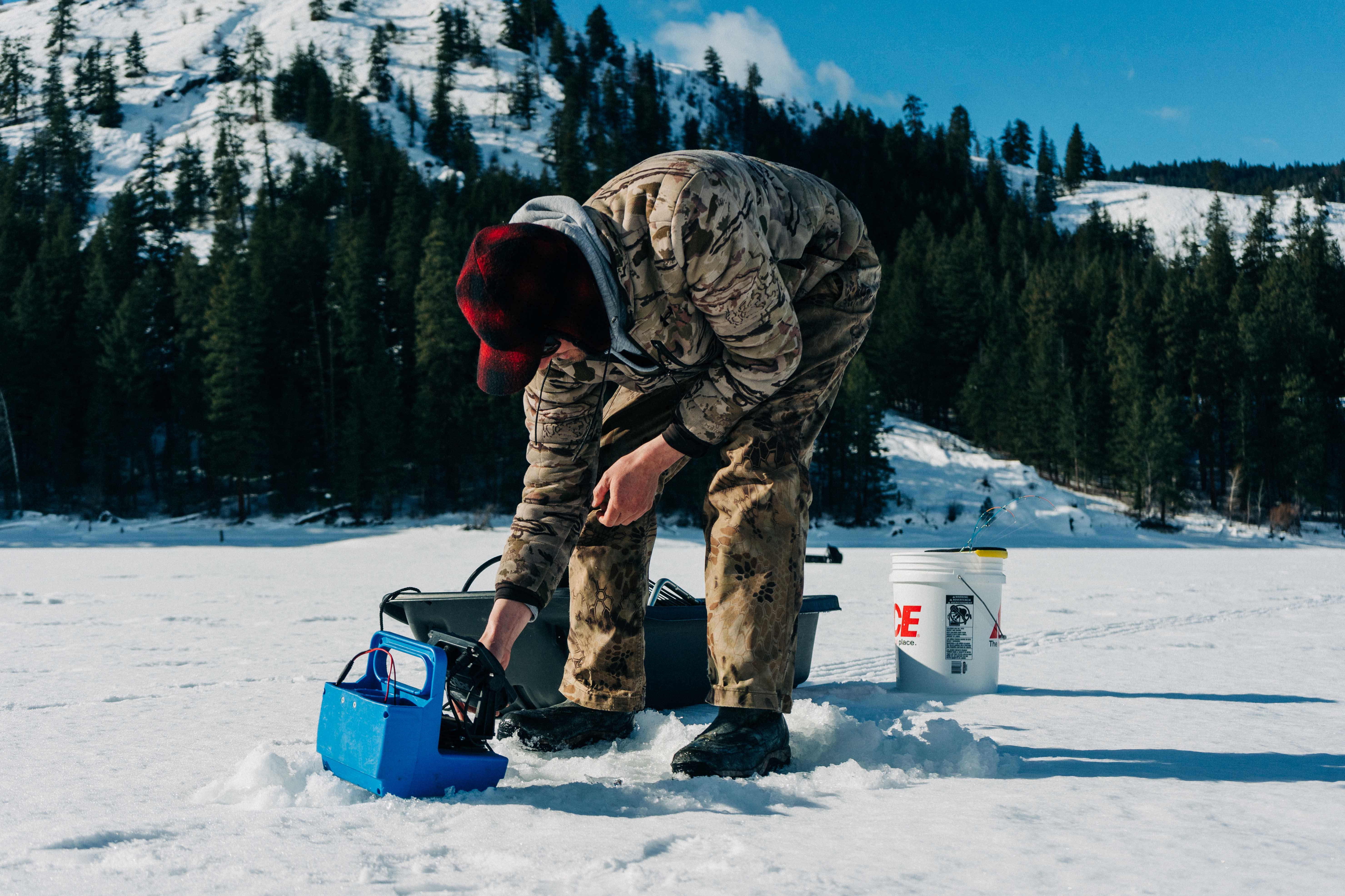 Homemade Ice Fishing Stuff  Ice fishing sled, Ice fishing diy, Ice fishing  tips